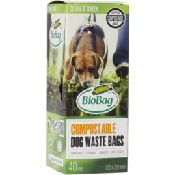 Photo of BIOBAGS Compostable Dog Bags 40 Pack