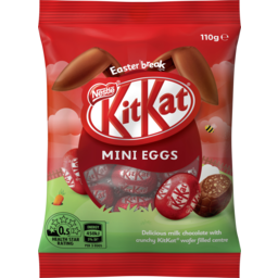 Photo of Nestle Kitkat Milk Chocolate Mini Easter Eggs 110g 