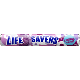 Photo of Confectionery, Life Savers Blackcurrant Pastilles 34 gm