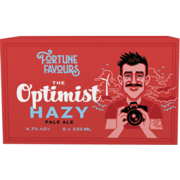 Photo of Fortune Favours The Optimist Hazy Pale Ale 330ml 6 Pack