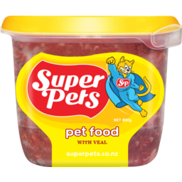 Photo of Super Pets Pet Food With Veal 800g