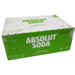 Photo of Absolut Lime & Soda Can