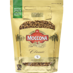 Photo of Moccona Classic Medium Roast Instant Coffee Refill Pouch