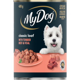 Photo of My Dog® Beef And Veal Loaf Classics Wet Dog Food Can 400g
