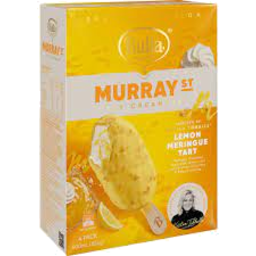 Photo of Bulla Ice Cream Murray St Lemon Meringue 4pk