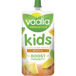 Photo of Vaalia Kids Probiotics Yoghurt Tropical 140g