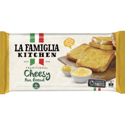 Photo of La Famiglia Traditional Cheesy Pan Bread 6 Pack 450g