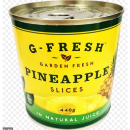 Photo of G Fresh Pineapple Slices Natural Juice 440g