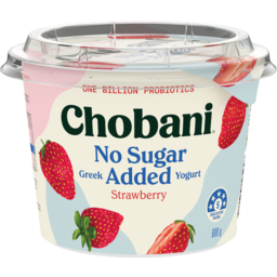 Photo of Chobani No Added Sugar Strawberry Greek Yogurt