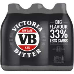 Photo of VB Low Carb Bottle 6x375ml