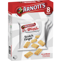 Photo of Arnott's Minis Scotch Finger Biscuits 8 Pack 200g