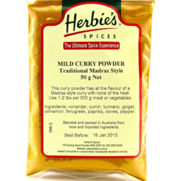 Photo of Mild Curry Mix 50g