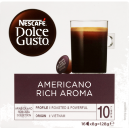 Photo of Nescafe Dolce Gusto Americano Rich Aroma Intensity 10 X16 Capsules 128g