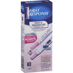 Photo of First Response Test & Reassure Pregnancy Test 3 Pack 
