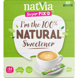 Photo of Natvia 100% Natural Sweetener Sachets 40 Pack