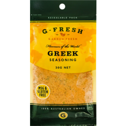 Photo of G Fresh Greek Seasoning 30g