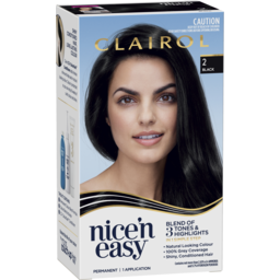 Photo of Clairol Nice 'N Easy 2 Natural Black Permanent Hair Coloursmd 173g