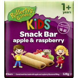 Photo of Raffertys Garden Fruit Bar Apple& Raspberry 12m+ 128g