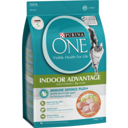 Photo of Purina One Adult Indoor Chicken Dry Cat Food Bag 2.8kg 2.8kg