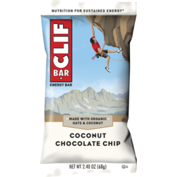 Photo of Clif Bar Coconut Chocolate Chip Energy Bar 68g