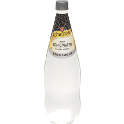 Photo of Schweppes Classic Mixers Indian Tonic Water Zero Sugar 1.1l