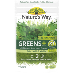 Photo of Nature's Way Super Greens Plus 100g