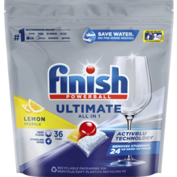 Photo of Finish Ultimate All In 1 Dishwashing Tablets Lemon Sparkle 36 Pack 36.0x36