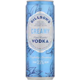 Photo of Billson's Creamy Vodka Can 355ml