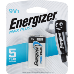 Photo of Energizer Max Plus Advanced 9 Volt Battery 1pk
