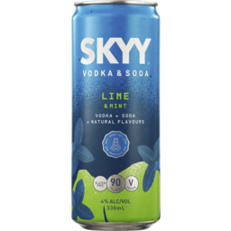 Photo of Skyy Vodka & Soda Lime & Mint 330ml