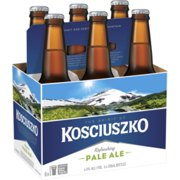 Photo of Kosciuszko Pale Ale 6 X 330ml Bottle Basket 330ml