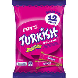 Photo of Frys Turkish Delight Chocolate Sharepack 12 Pieces