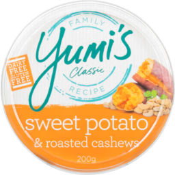 Photo of Yumis Classic Sweet Potato & Roasted Cashews Dip Dairy & Gluten Free