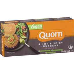 Photo of Quorn Vegan Hot & Spicy Burgers 264g 264g