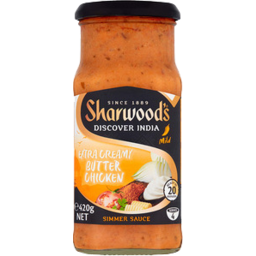 Photo of Sharwoods Extra Creamy Butter Chicken Simmer Sauce