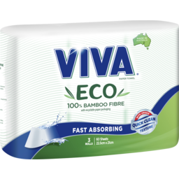 Photo of Viva Eco Bamboo Fibre Paper Towel 3 Pack 