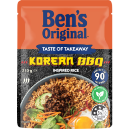 Photo of Bens Original Taste Of Takeaway Korean Barbeque Inspired Rice Pouch