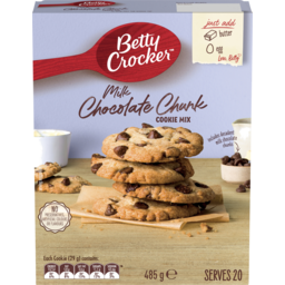 Photo of BETTY CROCKER MILK CHOCOLATE CHUNKY COOKIES
