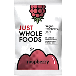 Photo of JUST WHOLEFOODS Vegetarian Jelly Chrystals Raspberry