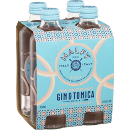 Photo of Malfy Rosa Gin & Tonica Bottle