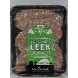 Photo of Pacdon Park Yorkshire Leek Sausages 