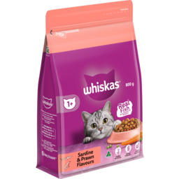 Photo of Whiskas 1+ Years Adult Furball Dry Cat Food With Sardine & Prawn Bag