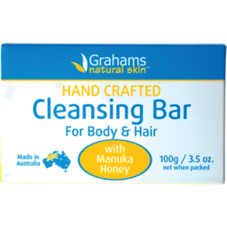 Photo of GRAHAMS NATURALS Body Hair Cleansing Bar Manuka