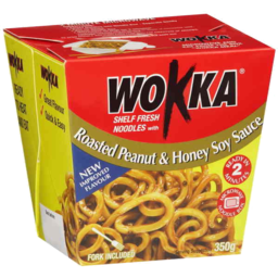 Photo of Wokka Shelf Fresh Noodles With Roasted Peanut & Honey Soy Sauce 350gm