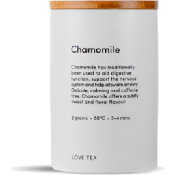 Photo of Love Tea Chamomile Ceramic Canister