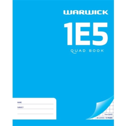 Photo of Warwick 1E5 Exercise Book 