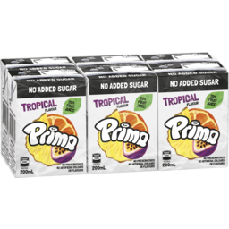 Photo of Prima Tropical No Added Sugar Fruit Drink