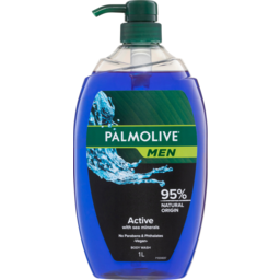 Photo of Palmolive Men Active With Sea Minerals Body Wash 1l