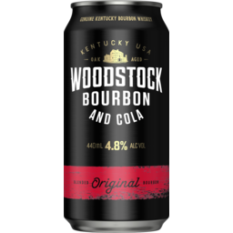 Photo of Woodstock & Cola 4.8% Can