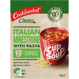 Photo of Continental Cup A Soup Italian Minestrone 2 Serves